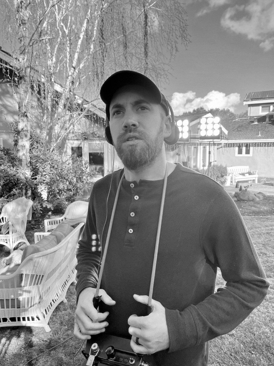 The director with the camera